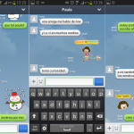 Line Messenger Interface