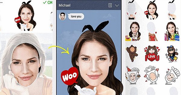 Line Launches Selfie Stickers Creator YCON